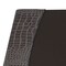 Dacasso Protacini Castlerock Gray Italian Patent Leather 34 x 20 Side-Rail Desk Pad P6201 - alternate 2